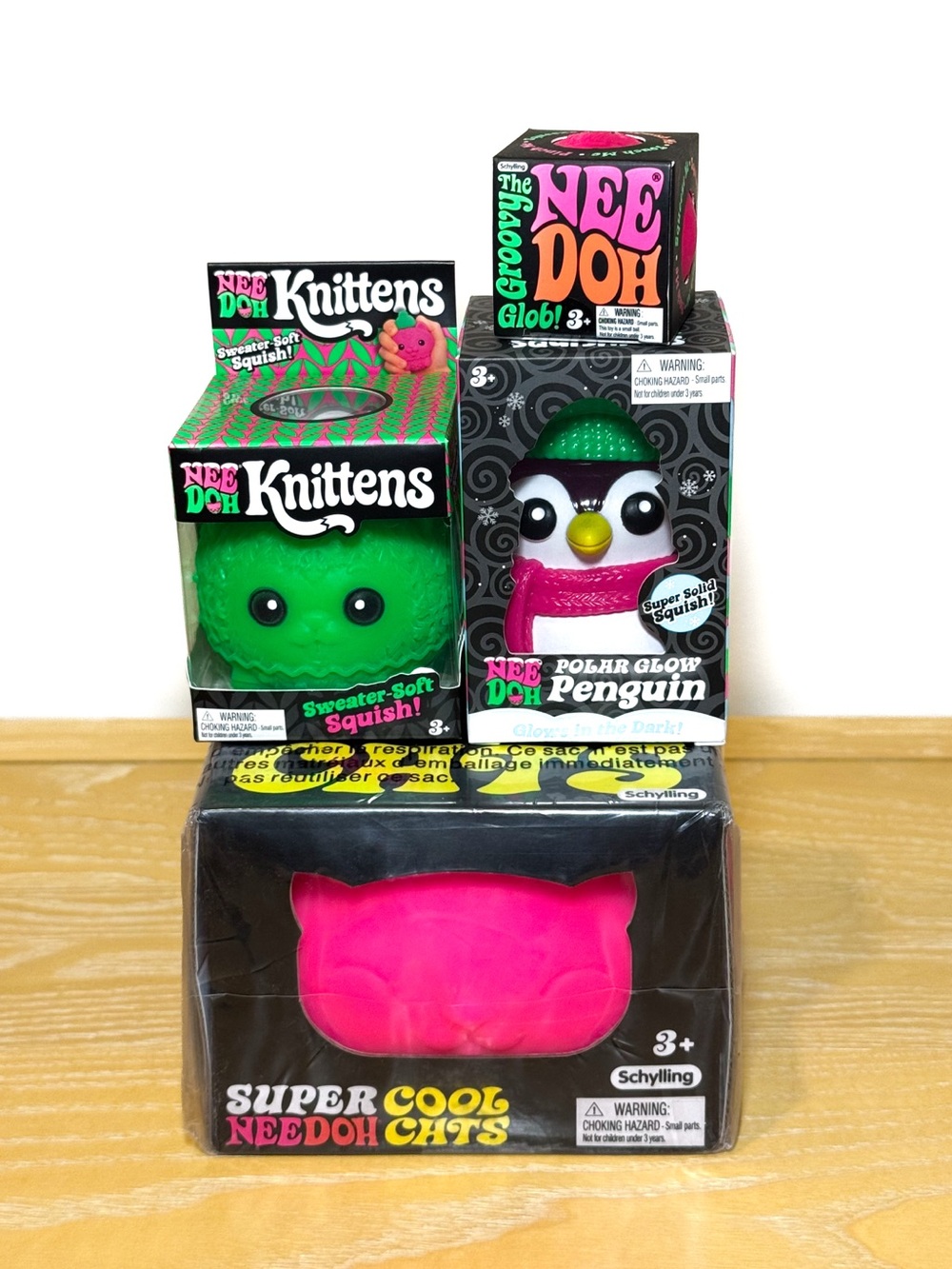 NeeDoh Super Cool Cat Squishmas Bundle 🩷